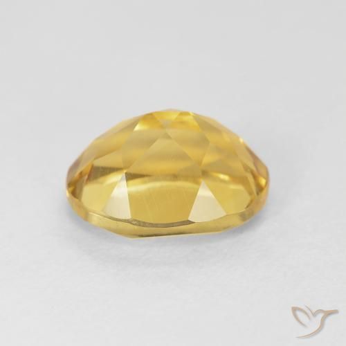 Citrino Dorato medio naturale da 3.88 ct, Ovale, VVS-VS