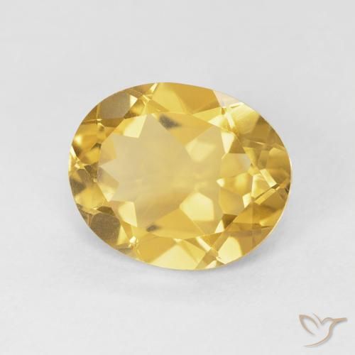 Citrino Arancio dorato naturale da 3.97 ct, Ovale, VVS-VS