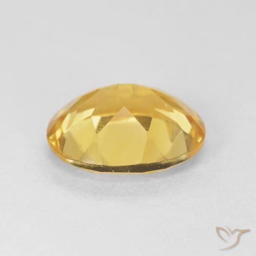 Citrino Arancio dorato naturale da 3.97 ct, Ovale, VVS-VS