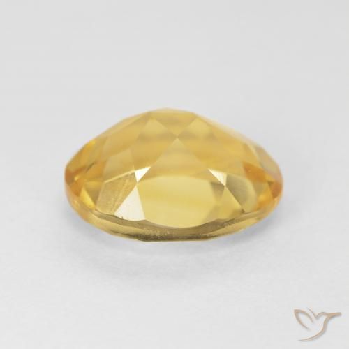 Citrino Dorato medio naturale da 4.39 ct, Ovale, VVS-VS