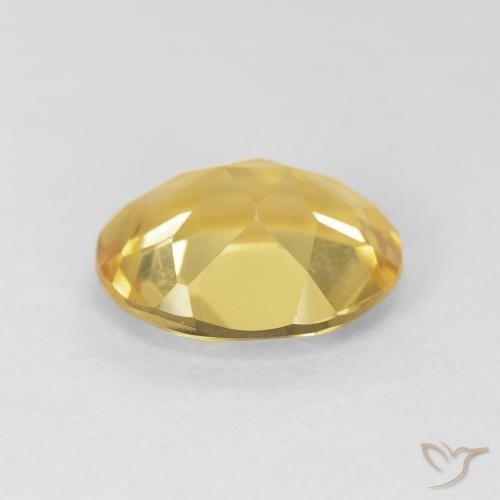 Citrino Dorato naturale da 3.94 ct, Ovale, VVS