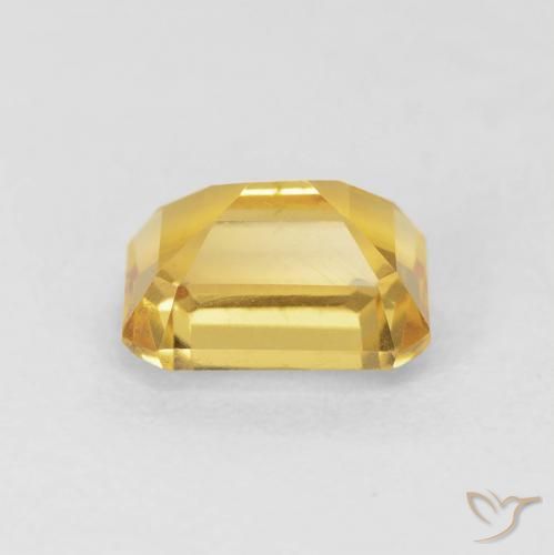 Citrino Dorato naturale da 1.63 ct, Ottagonale / Taglio smeraldo, VVS-VS