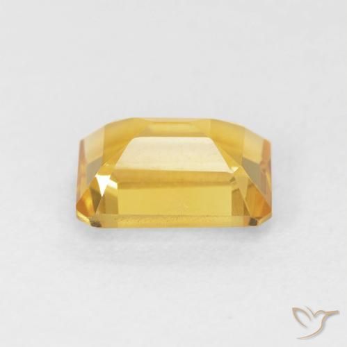 Citrino Dorato naturale da 1.52 ct, Ottagonale / Taglio smeraldo, VVS-VS