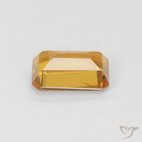 Citrino Arancio-Oro naturale da 1.18 ct, Ottagonale / Taglio smeraldo, VS