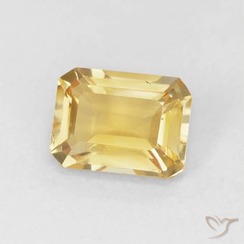 Citrino Oro naturale da 1.48 ct, Ottagonale / Taglio smeraldo, VS