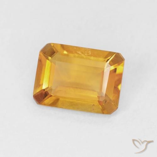 Citrino Arancio-Oro naturale da 1.16 ct, Ottagonale / Taglio smeraldo, VS