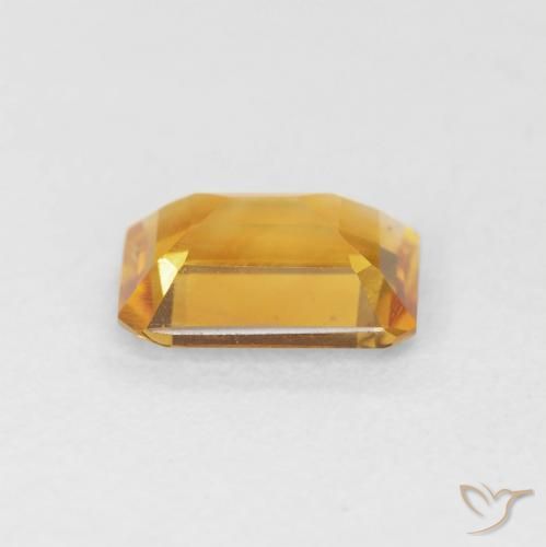 Citrino Arancio-Oro naturale da 1.16 ct, Ottagonale / Taglio smeraldo, VS