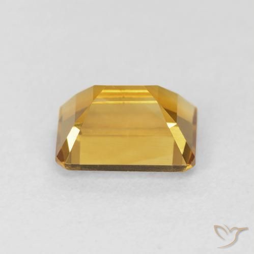 Citrino Oro profondo naturale da 1.54 ct, Ottagonale / Taglio smeraldo, VS