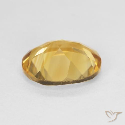 Citrino Oro profondo naturale da 3.89 ct, Ovale, VVS-VS