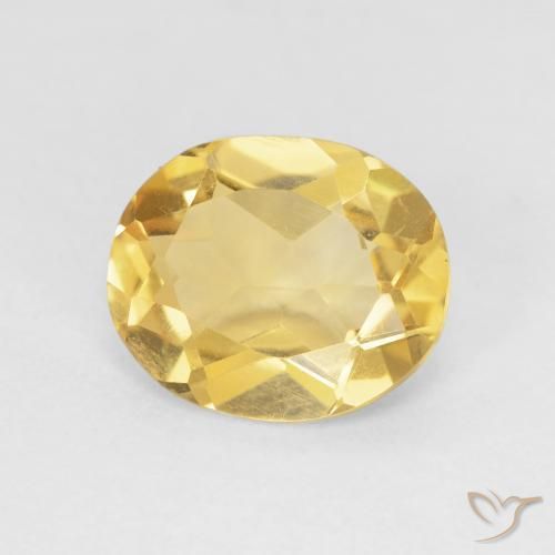3.33ct Naturale Arancio dorato Citrino, Ovale, VVS-VS