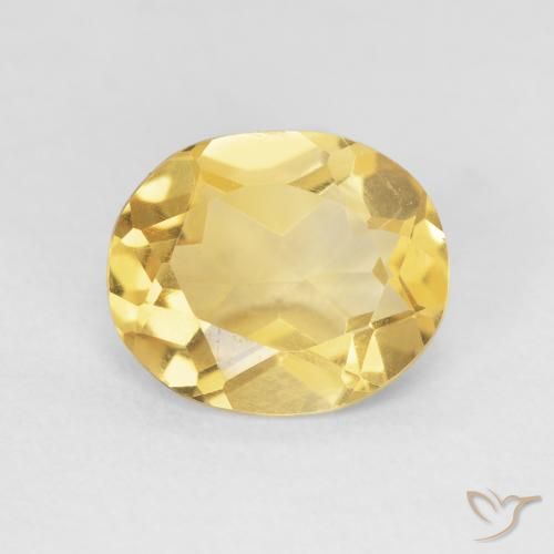 Citrino Arancio dorato naturale da 3.33 ct, Ovale, VVS-VS