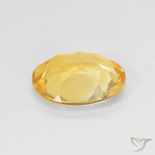 Citrino Arancio dorato naturale da 3.33 ct, Ovale, VVS-VS
