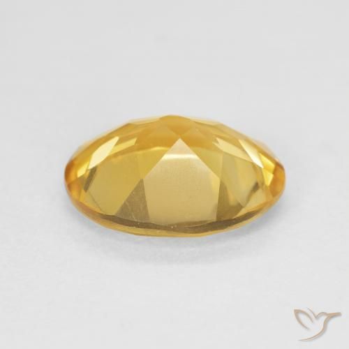 Citrino Dorato naturale da 3.61 ct, Ovale, VVS-VS