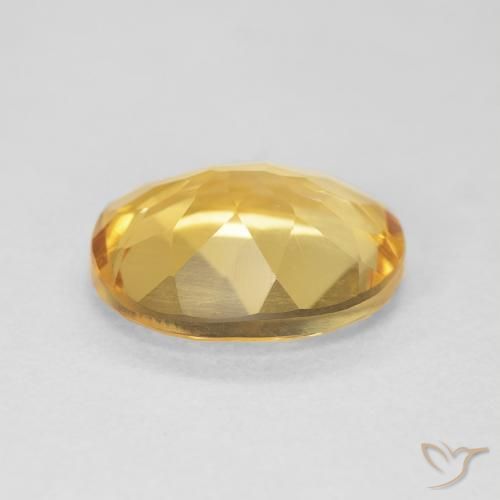 Citrino Oro medio naturale da 3.98 ct, Ovale, VVS-VS