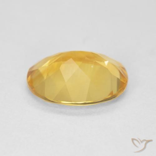 Citrino Arancio dorato naturale da 3.34 ct, Ovale, VVS-VS