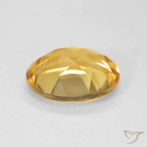 Citrino Dorato naturale da 4.23 ct, Ovale, VVS-VS
