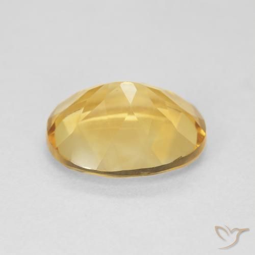 Citrino Dorato naturale da 3.95 ct, Ovale, VVS-VS