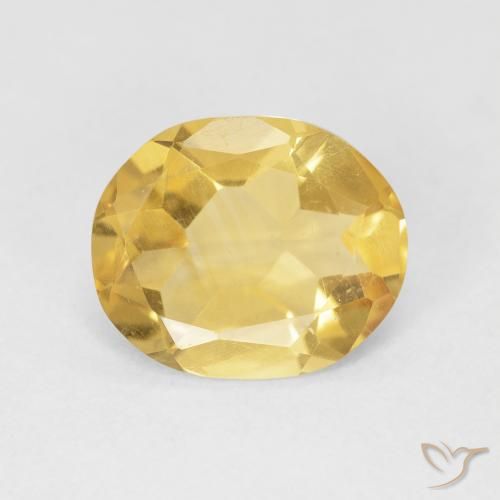 2.96ct Naturale Dorato medio Citrino, Ovale, VVS-VS
