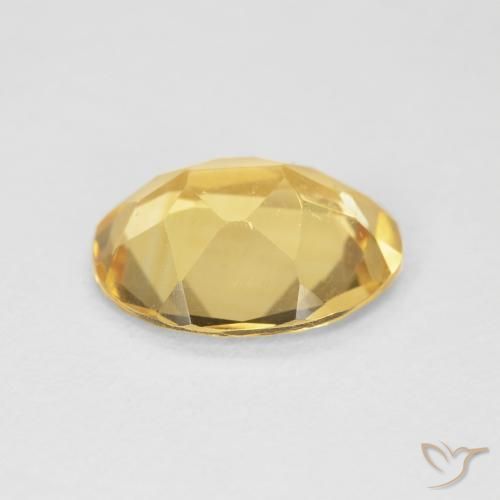 Citrino Dorato medio naturale da 2.96 ct, Ovale, VVS-VS