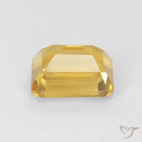 Citrino Dorato naturale da 1.75 ct, Ottagonale / Taglio smeraldo, VVS