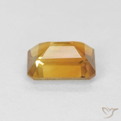 Citrino Arancio-Oro naturale da 1.47 ct, Ottagonale / Taglio smeraldo, VVS