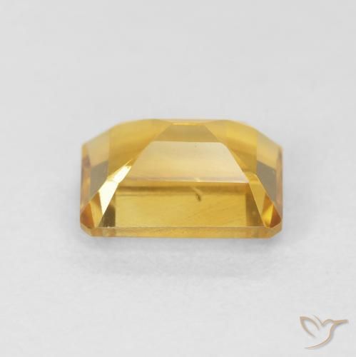 Citrino Dorato naturale da 1.62 ct, Ottagonale / Taglio smeraldo, VVS