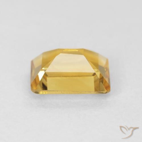 Citrino Dorato naturale da 1.45 ct, Ottagonale / Taglio smeraldo, VVS
