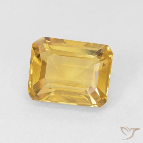 Citrino Oro brillante naturale da 1.80 ct, Ottagonale / Taglio smeraldo, VVS