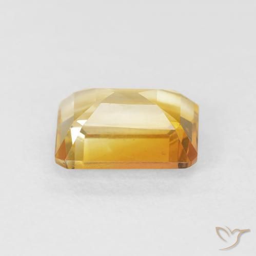 Citrino Dorato naturale da 1.56 ct, Ottagonale / Taglio smeraldo, VVS