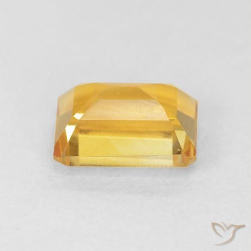 Citrino Dorato naturale da 1.74 ct, Ottagonale / Taglio smeraldo, VVS-VS