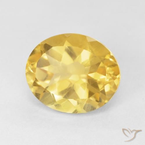 Citrino Arancio dorato naturale da 4.72 ct, Ovale, VVS-VS