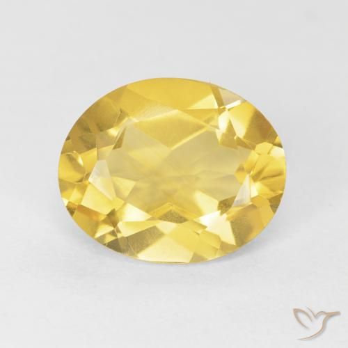 3.91ct Naturale Arancio dorato Citrino, Ovale, VVS-VS