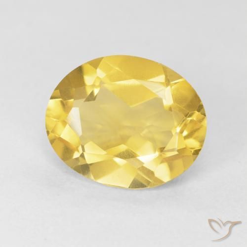 Citrino Arancio dorato naturale da 3.91 ct, Ovale, VVS-VS