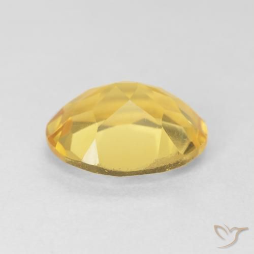 Citrino Arancio dorato naturale da 3.91 ct, Ovale, VVS-VS