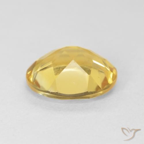 Citrino Dorato medio naturale da 4.06 ct, Ovale, VVS-VS