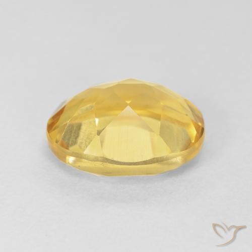 Citrino Arancio dorato naturale da 4.34 ct, Ovale, VVS-VS