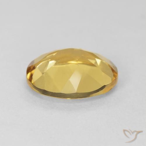Citrino Dorato naturale da 3.76 ct, Ovale, VVS-VS
