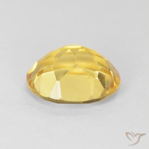 Citrino Arancio dorato naturale da 4.24 ct, Ovale, VVS-VS