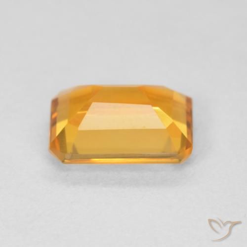 Citrino Arancio-Oro naturale da 1.07 ct, Ottagonale / Taglio smeraldo, VVS-VS