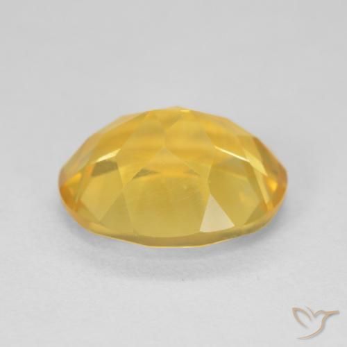 Citrino Dorato medio naturale da 4.43 ct, Ovale, VVS-VS