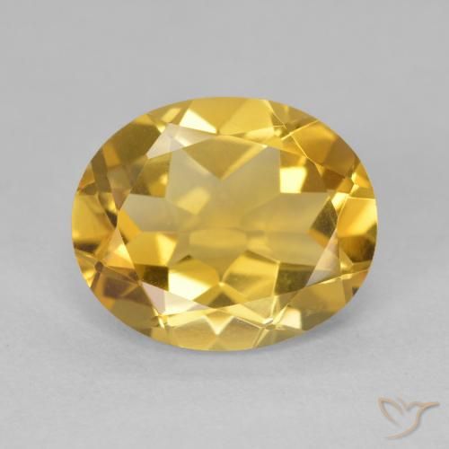 4.06ct Naturale Dorato Citrino, Ovale, VVS