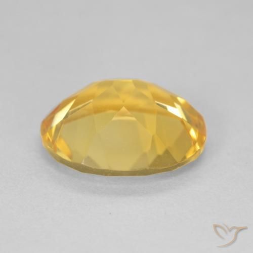 Citrino Dorato naturale da 4.06 ct, Ovale, VVS