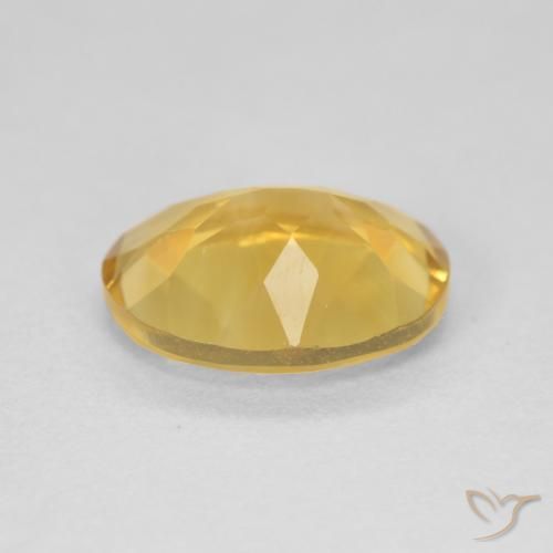 Citrino Dorato naturale da 3.15 ct, Ovale, VVS