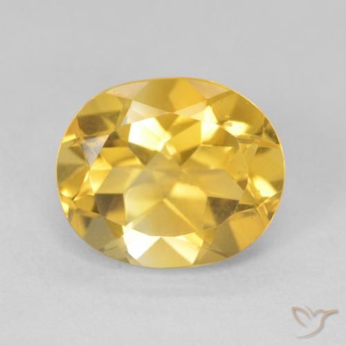 4.67ct Naturale Dorato Citrino, Ovale, VVS