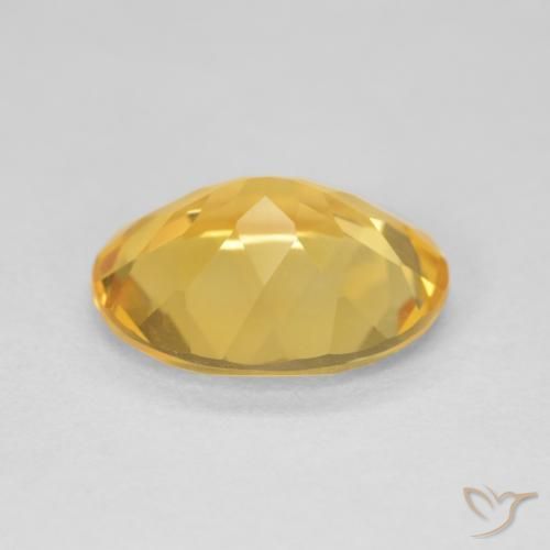 Citrino Dorato naturale da 3.60 ct, Ovale, VVS