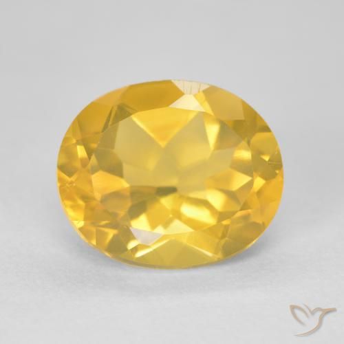 4.58ct Naturale Oro medio Citrino, Ovale, VVS-VS