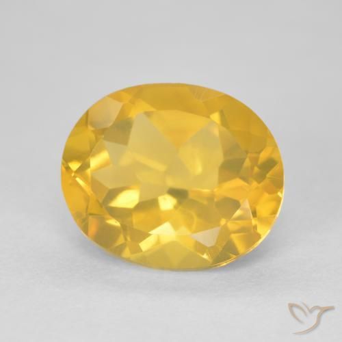 Citrino Oro medio naturale da 4.58 ct, Ovale, VVS-VS