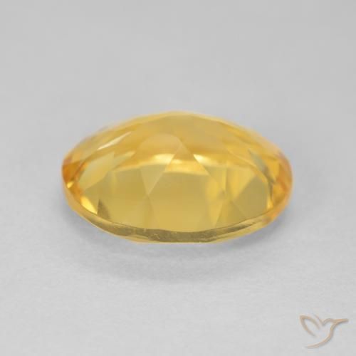 Citrino Dorato medio naturale da 4.08 ct, Ovale, VVS