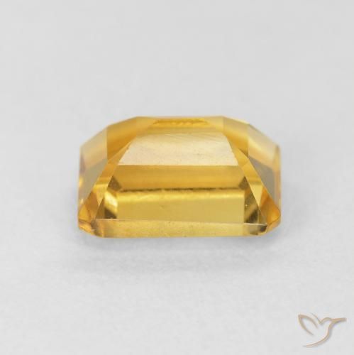 Citrino Dorato medio naturale da 1.77 ct, Ottagonale / Taglio smeraldo, VVS