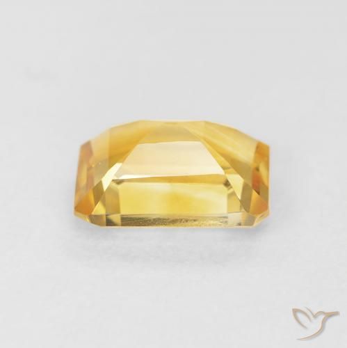 Citrino Oro profondo naturale da 1.37 ct, Ottagonale / Taglio smeraldo, VVS
